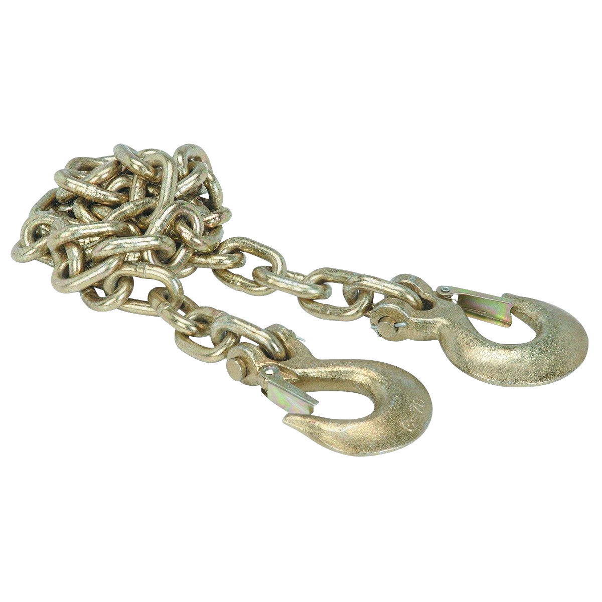 EXECUTIVE 5th to Gooseneck Safety Chain 3/8 x 84" 2 Safety Slip Hooks Grade 70 GH-70684 - B2B Diesel and Gas Service
