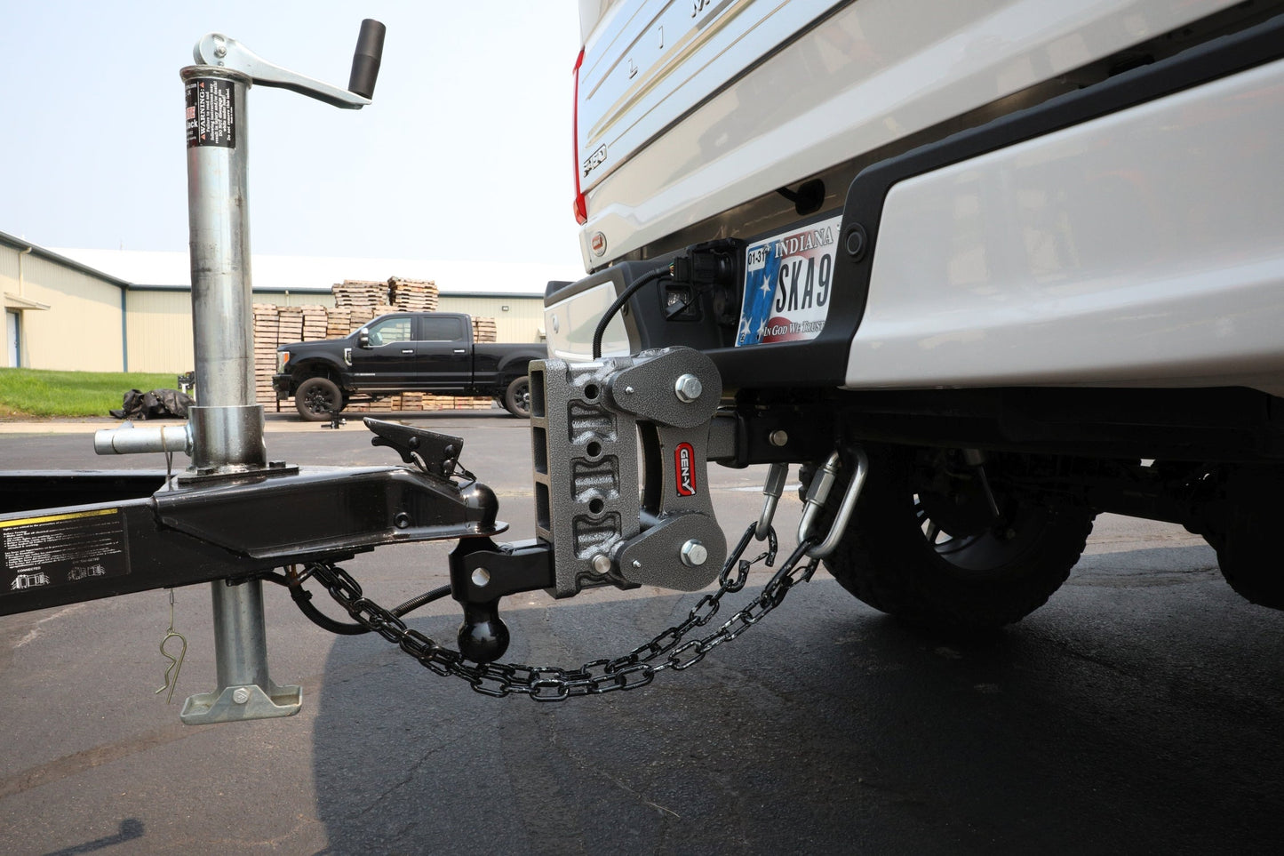 The BOSS TORSION-FLEX 2.5" Shank 5" Drop 1.7K TW 16K Hitch Dual-Ball Pintle Lock GH-1124 - B2B Diesel and Gas Service