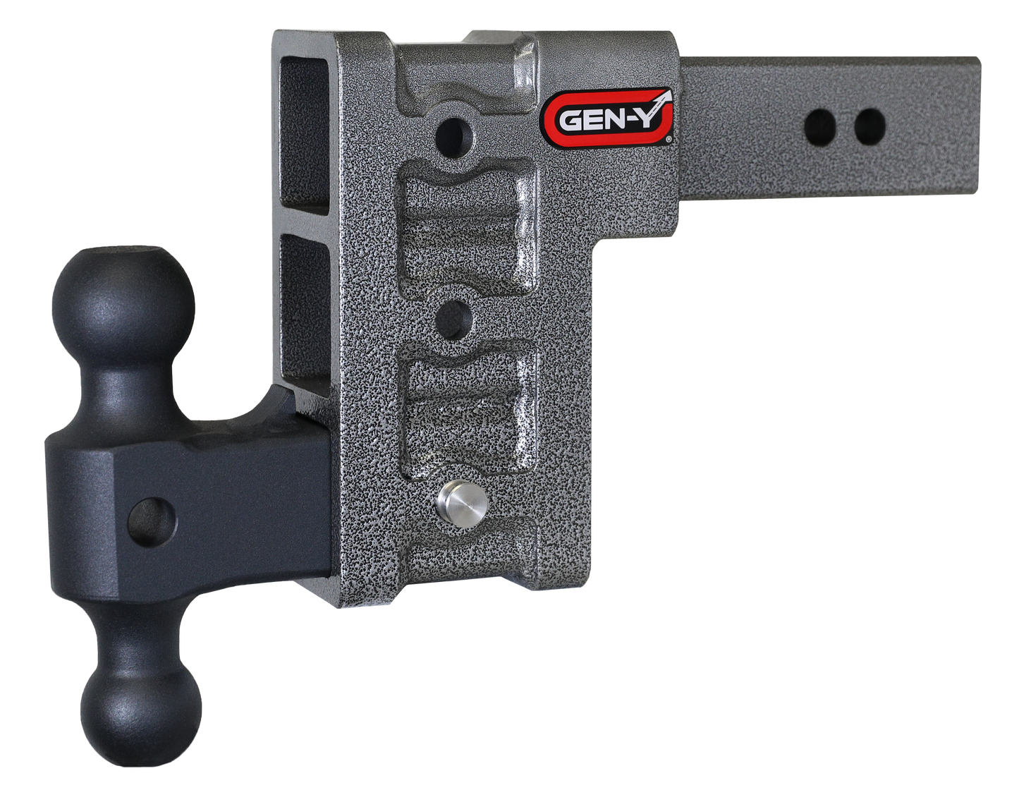 MEGA-DUTY 2.5" Shank 6" Drop 3K TW 21K Hitch & GH-061 Dual-Ball GH-613 - B2B Diesel and Gas Service