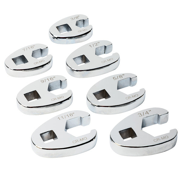 Eastwood 7pc 3/8 Inch SAE Crowsfoot Socket Set