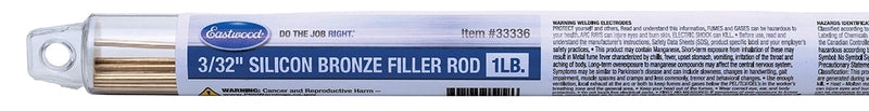 Eastwood 3/32 Inch Silicon Bronze Filler Rod 1LB - SILBRZ-094-01T