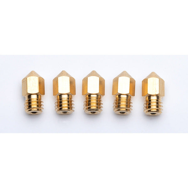 Replacement 0.4mm Nozzle Set (5 Piece) for Eastwood Genesis 3D Printer (60381)