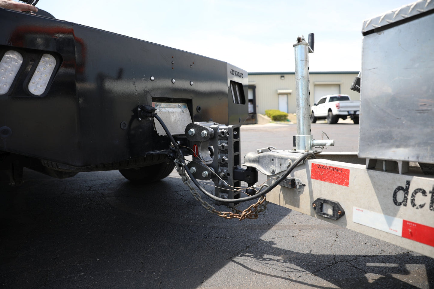 The BOSS TORSION-FLEX 2.5" Shank 5" Drop 1.7K TW 16K Hitch Dual-Ball Pintle Lock GH-1124 - B2B Diesel and Gas Service