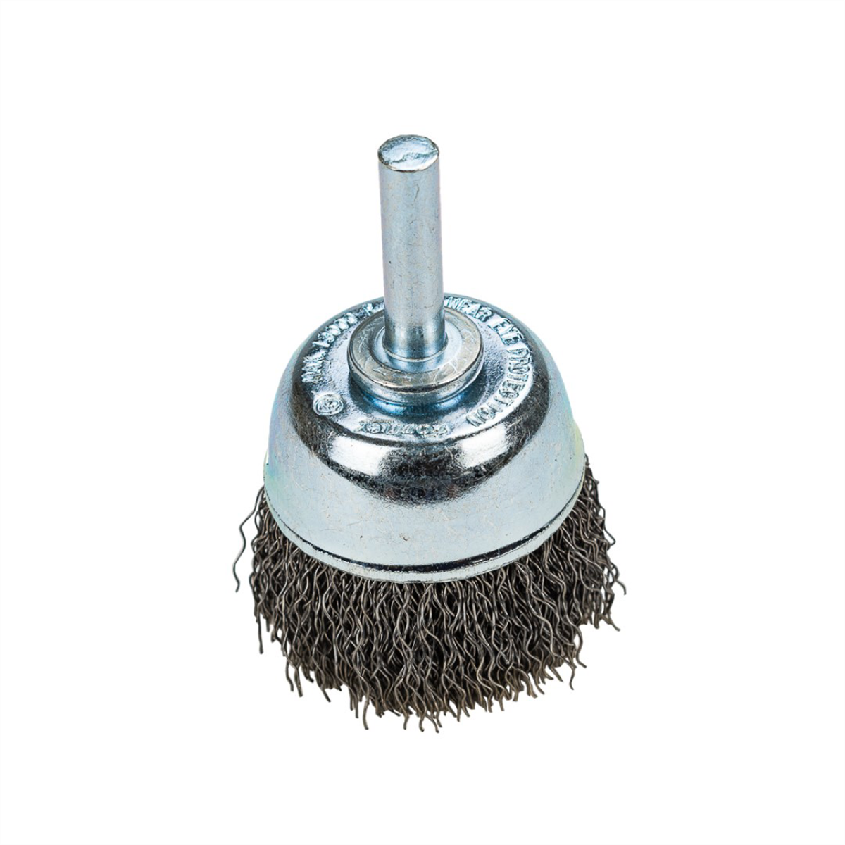 Forney Industries Command PRO Cup Brush Crimped, 1-1/2 in x .014 in x 1/4 in Shank, Bulk - 72268 - B2B Diesel & Gas Service