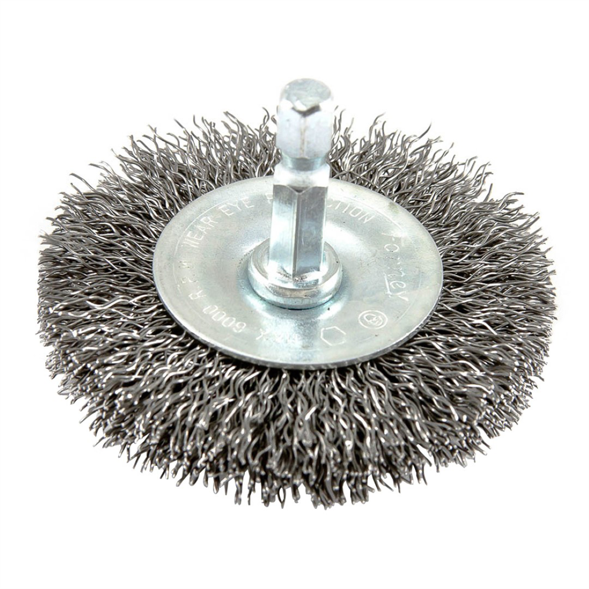 Forney Industries Wire Wheel, Crimped, 2-1/2 in x .012 in x 1/4 in Hex Shank - 72733 - B2B Diesel & Gas Service
