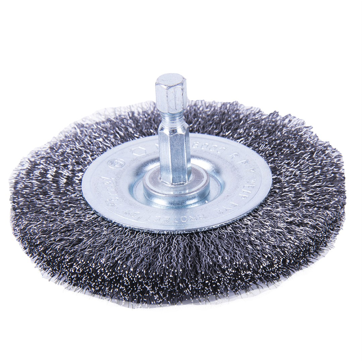 Forney Industries Wire Wheel Crimped, 3 in x .008 in x 1/4 in Hex Shank - 72792 - B2B Diesel & Gas Service