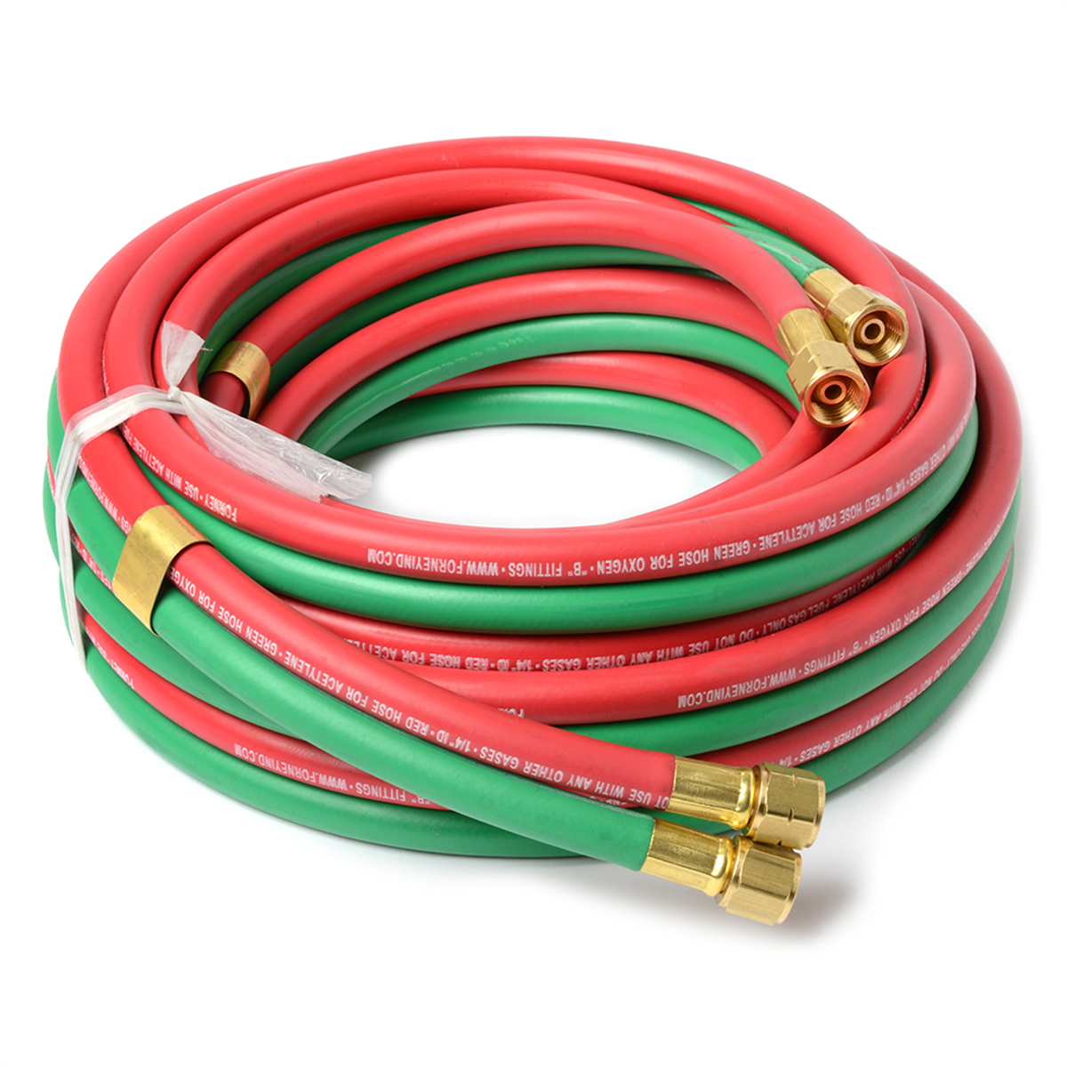 Forney Industries R-Grade Oxy-Acetylene Hose, 1/4 in x 25ft - 86145 - B2B Diesel & Gas Service