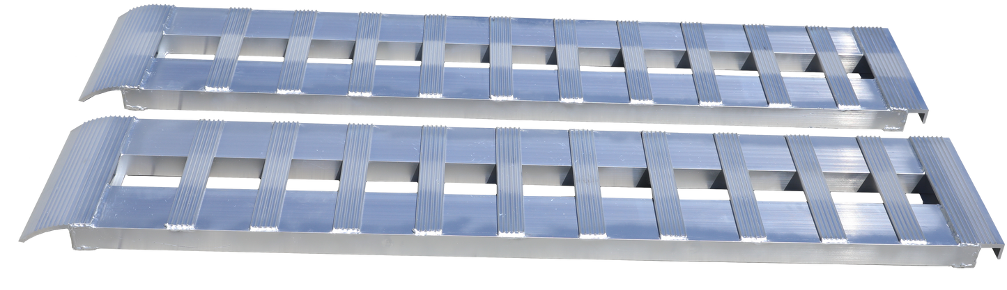 1 pair Heavy Duty 6 foot Aluminum Loading Ramps 14" x 72" 3K Capacity Per Ramp GH-16072 - B2B Diesel and Gas Service