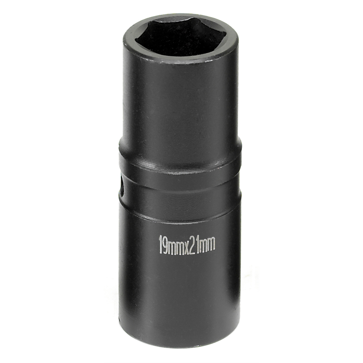 Grey Pneumatic SOC 19MM X 21MM 1/2D FLP IMP HEX XTW BLK