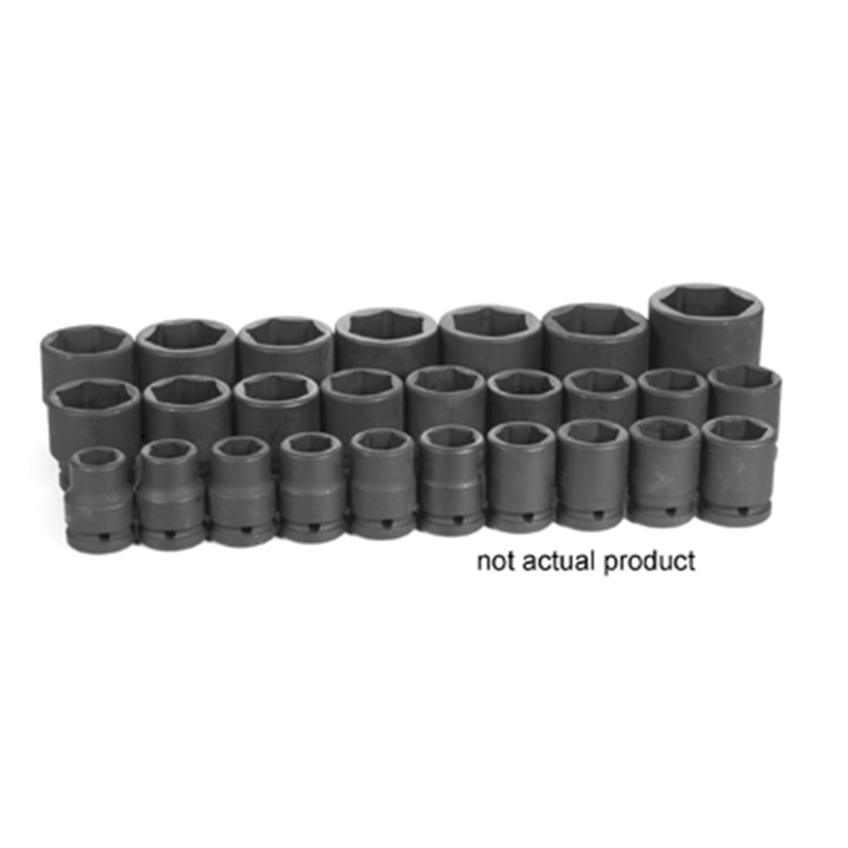 Grey Pneumatic SOC 50MM 3/4D IMP 6PT