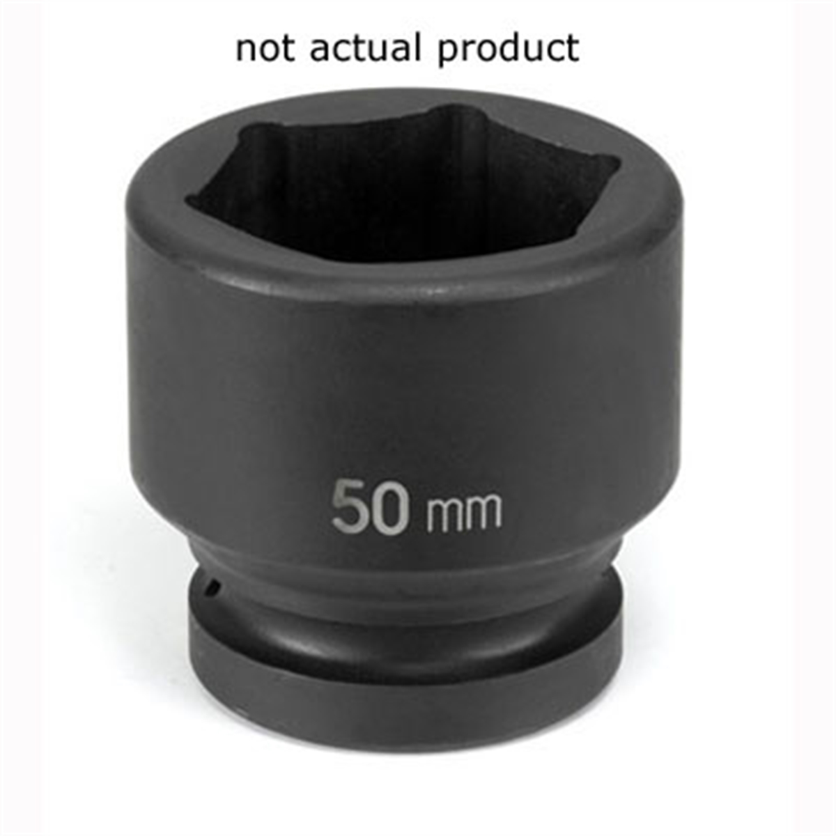Grey Pneumatic SOC 70MM 1"D IMP 6PT BLK