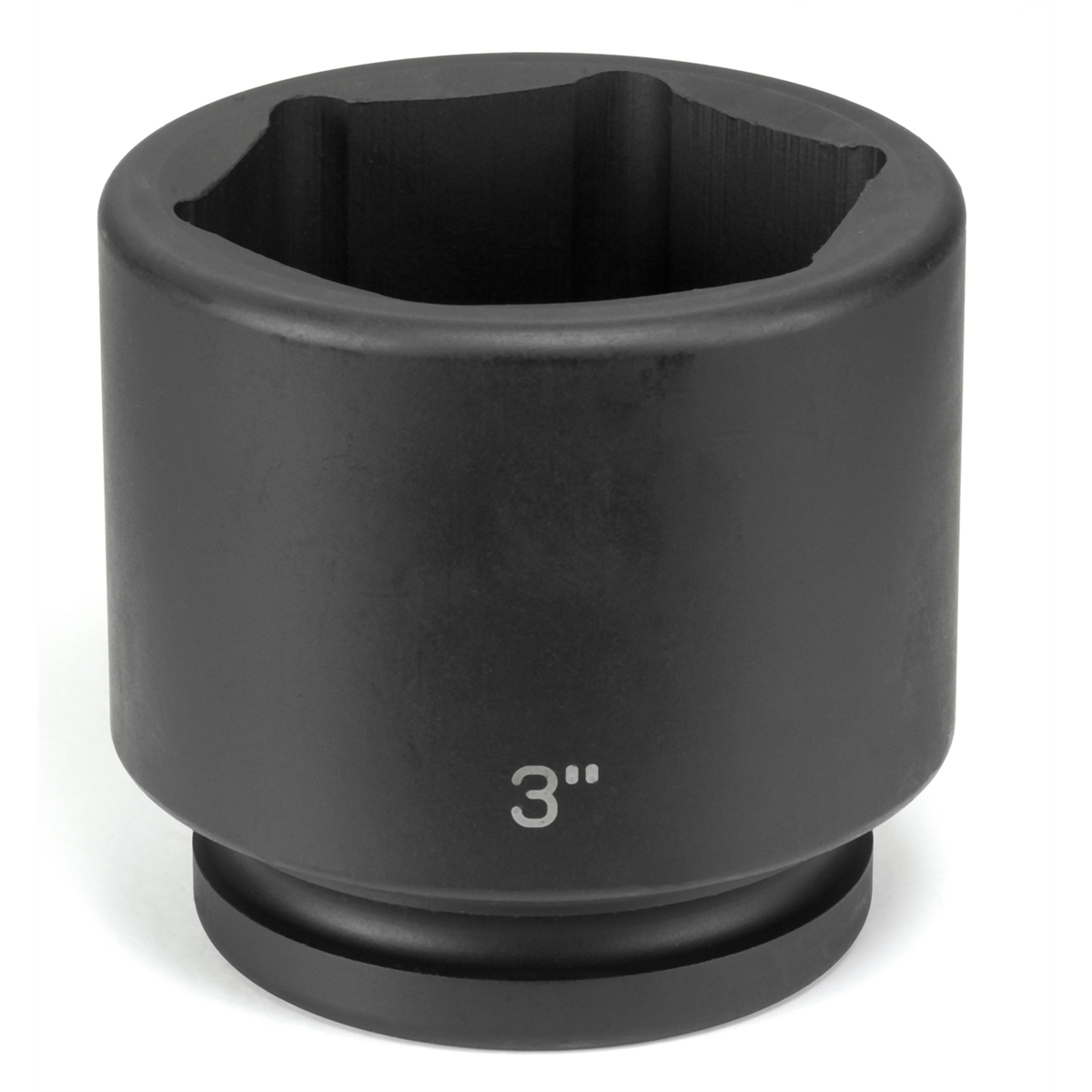 Grey Pneumatic SOC 3" 1"D IMP 6PT BLK
