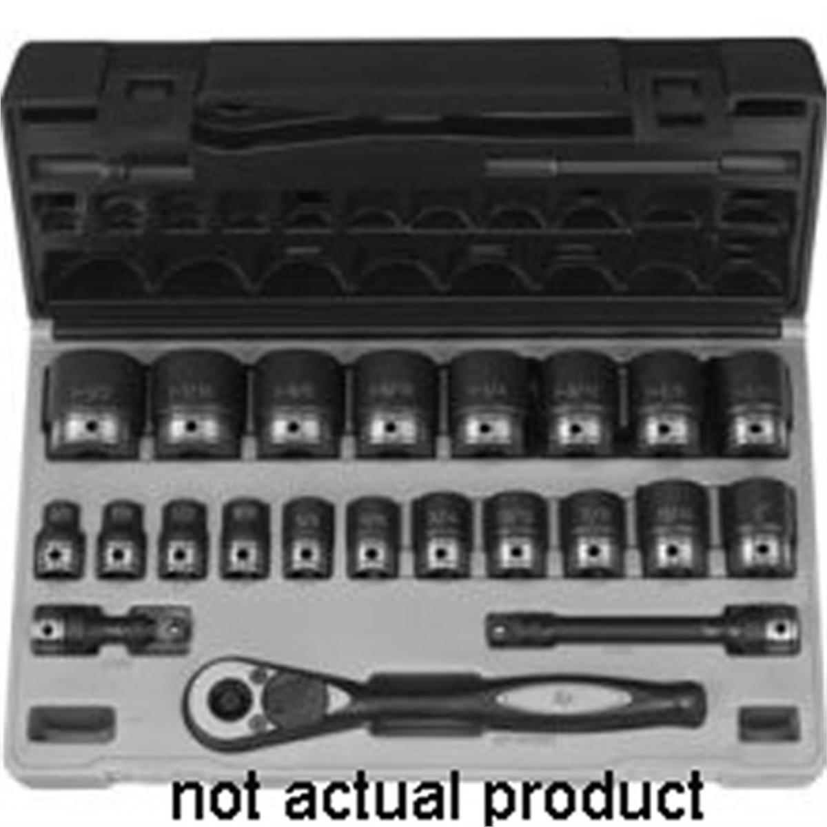Grey Pneumatic 1/2" Drive x 3/4" Standard Duo-Socket - 6 Point