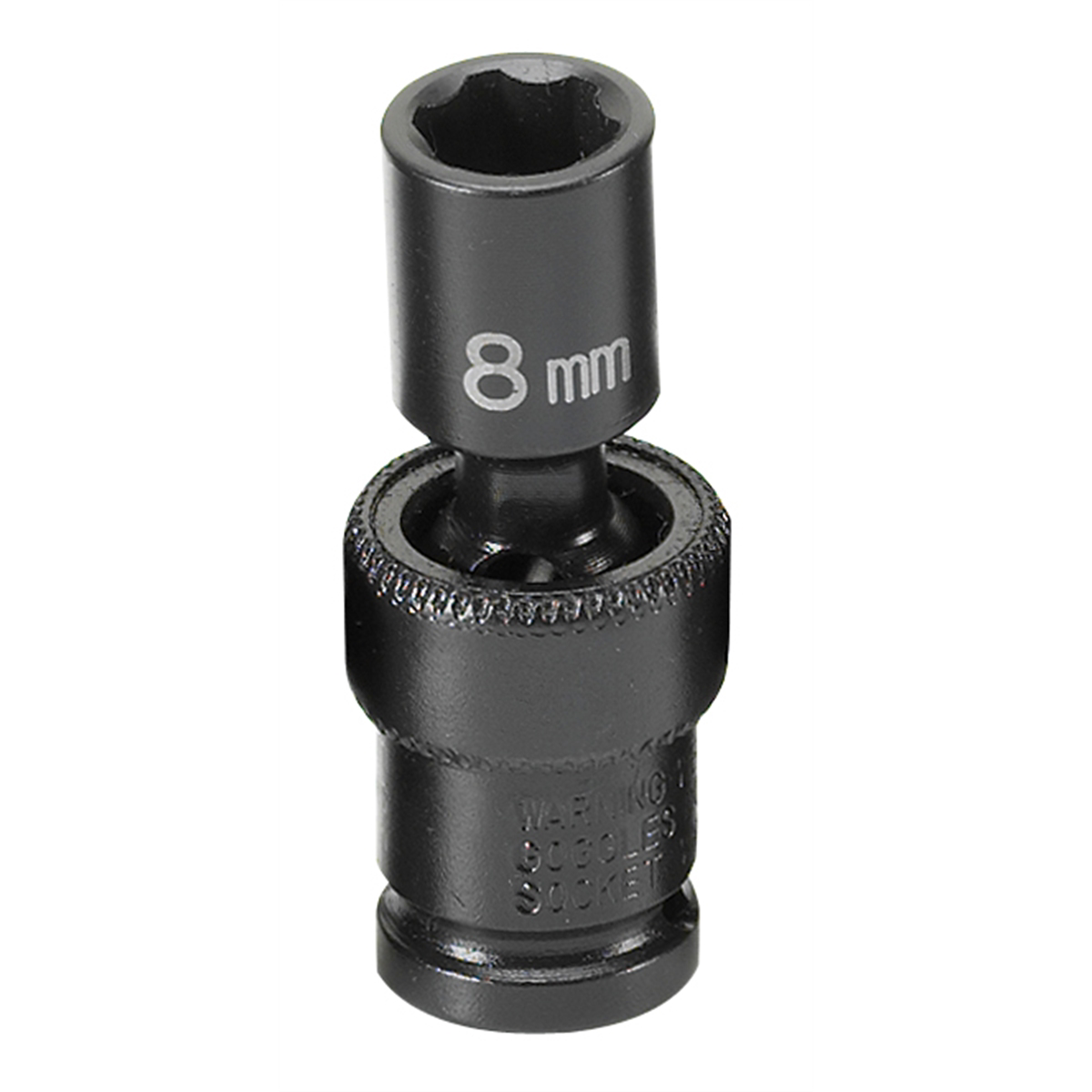 Grey Pneumatic SOC 8MM 1/4D IMP UNIV 6PT