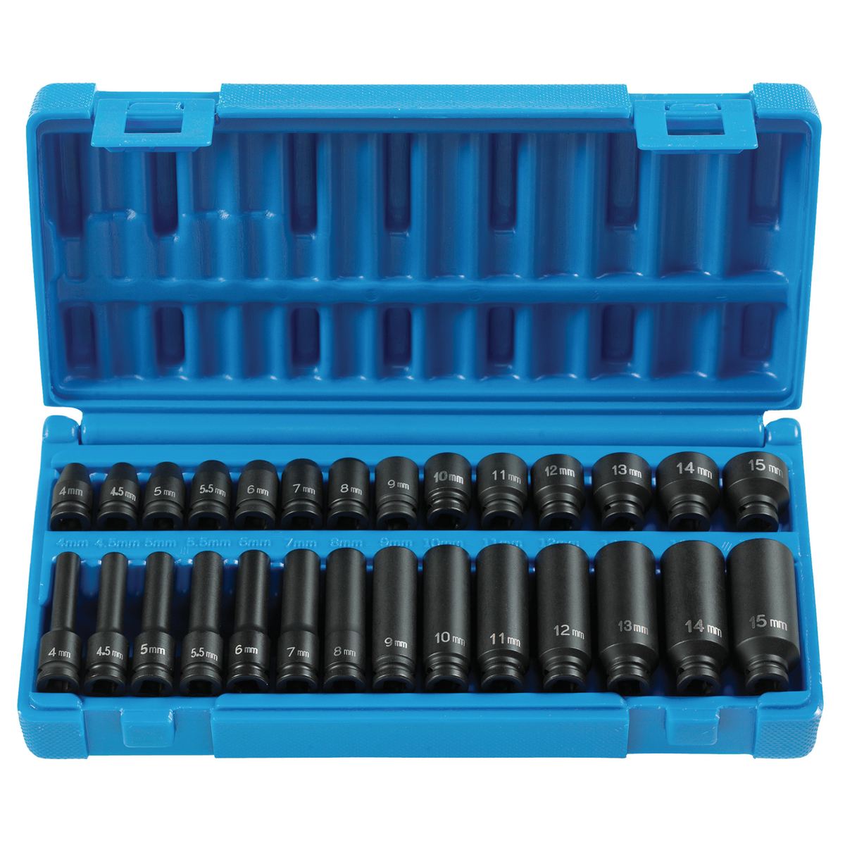 Grey Pneumatic 1/4"Dr 28pc Std & Deep Metric Master Set