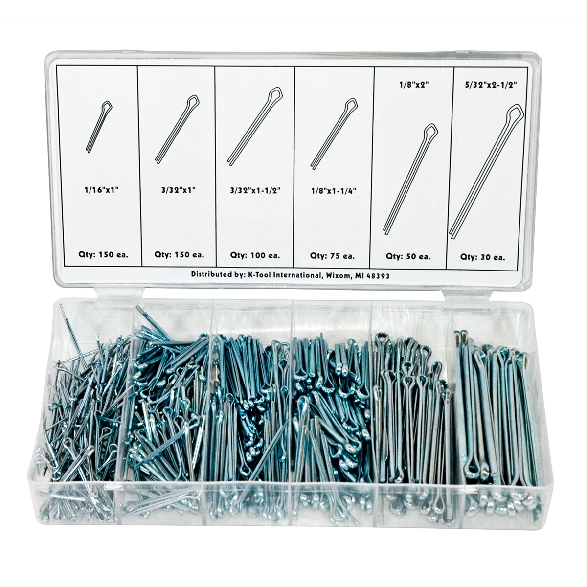 K Tool International PIN COTTER ASSORTMENT P/N 00075 - B2B Diesel & Gas Service