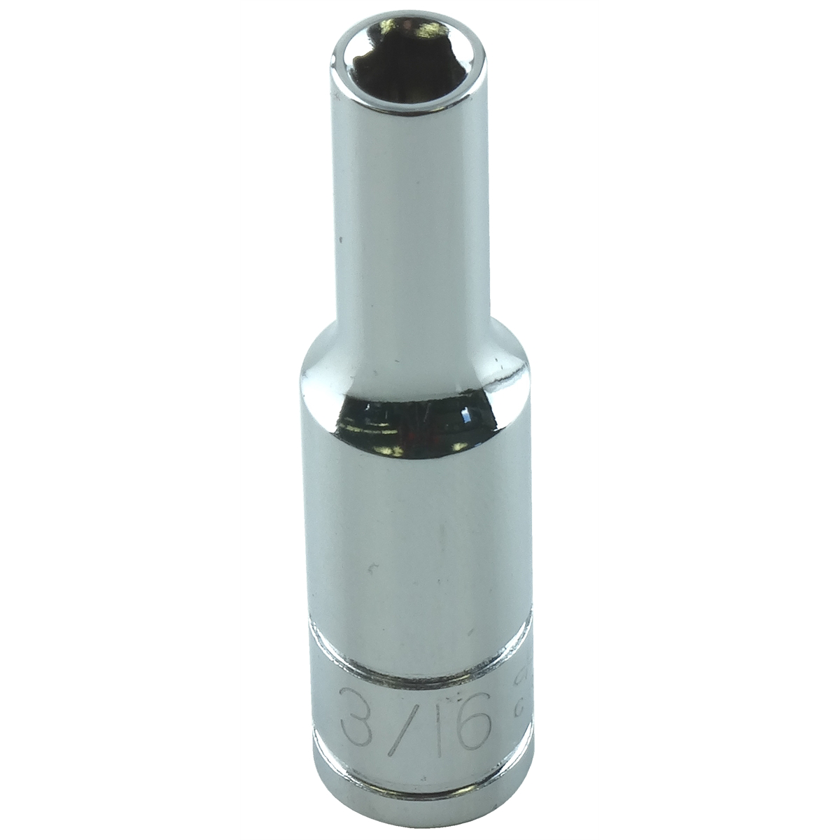 K Tool International 3/16 in. x 1/4 in. Drive 6-Point Fractional Deep C P/N 21206 - B2B Diesel & Gas Service