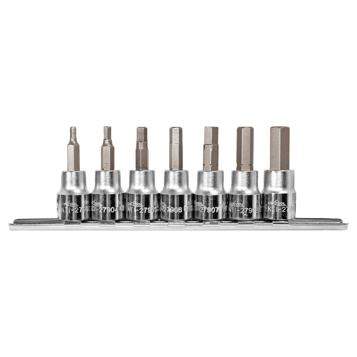 K Tool International SOC HEX BIT SET 3/8" DR 7 PC MM P/N 27970 - B2B Diesel & Gas Service