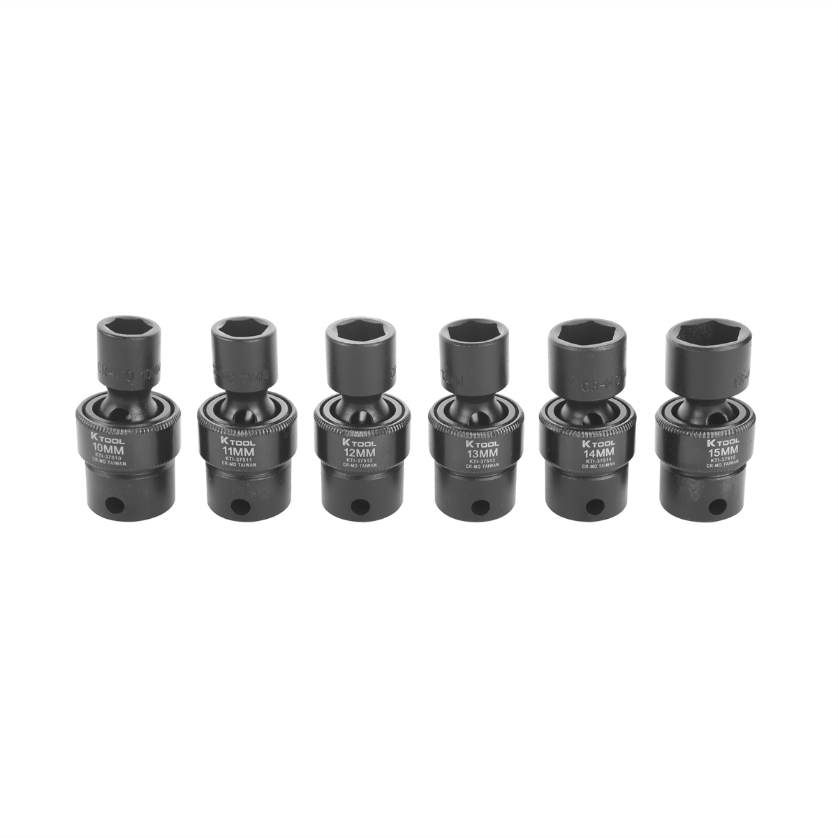 K Tool International Socket Set Impact Flex 3/8 Inch Drive 6 Piece Metric P/N 37500 - B2B Diesel & Gas Service