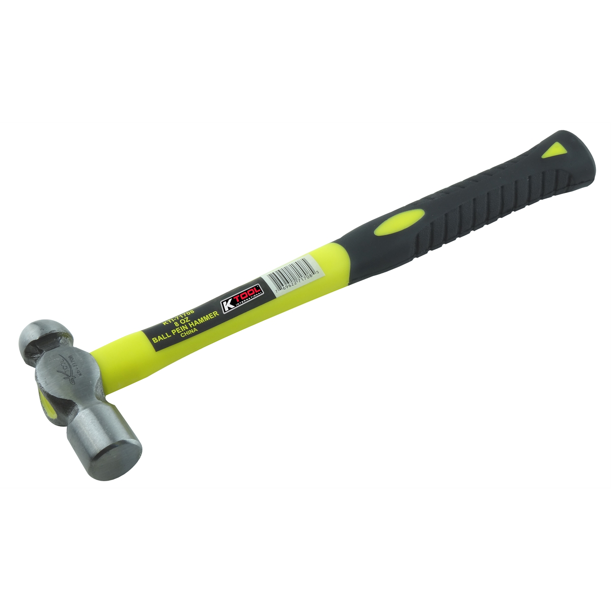 K Tool International 8 oz. Ball Peen Hammer with Fiberglass Handle P/N 71708 - B2B Diesel & Gas Service