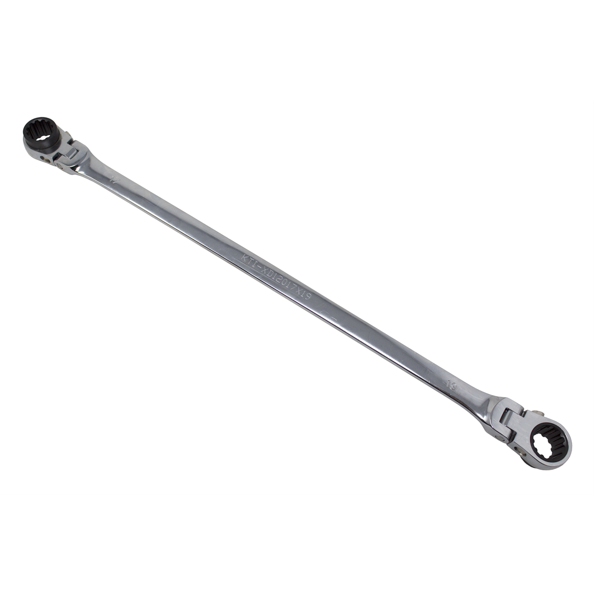K Tool International Ratcheting Wrench Double Flex 120 Tooth 17mm x 19mm P/N 090001003628 - B2B Diesel & Gas Service