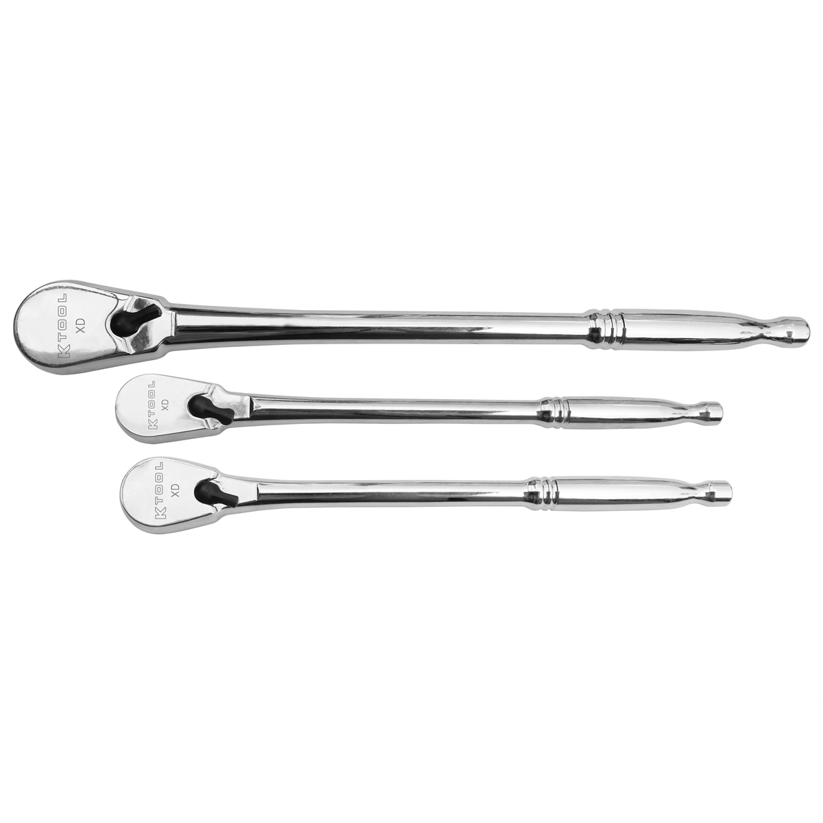 K Tool International Ratchet Set 3 Piece 120 Tooth P/N ELT-3PC-L - B2B Diesel & Gas Service