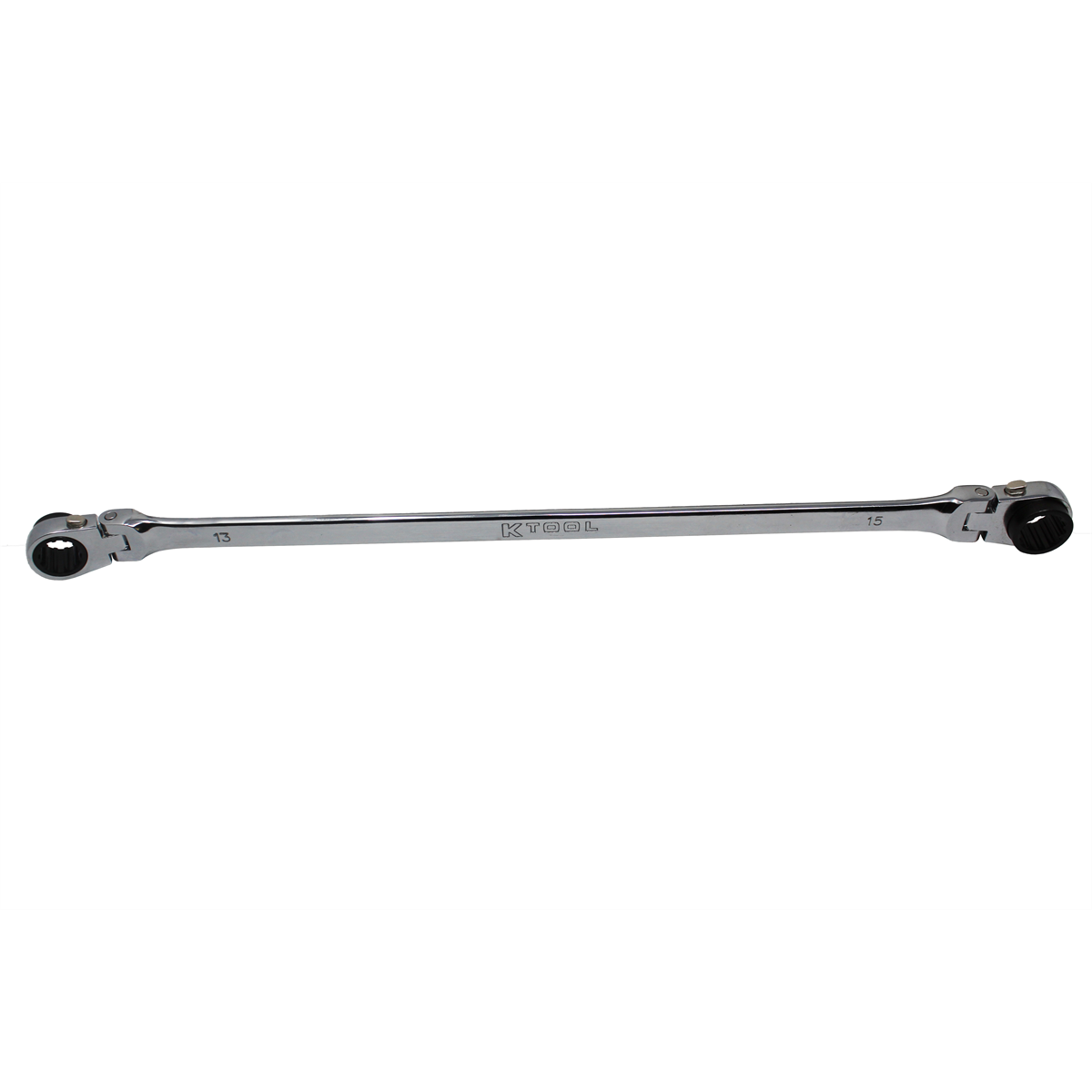 K Tool International Wrench 13mm x 15mm Metric Ratcheting Reversible Double Box Universal Spline 90 Tooth P/N XDDB13X15 - B2B Diesel & Gas Service
