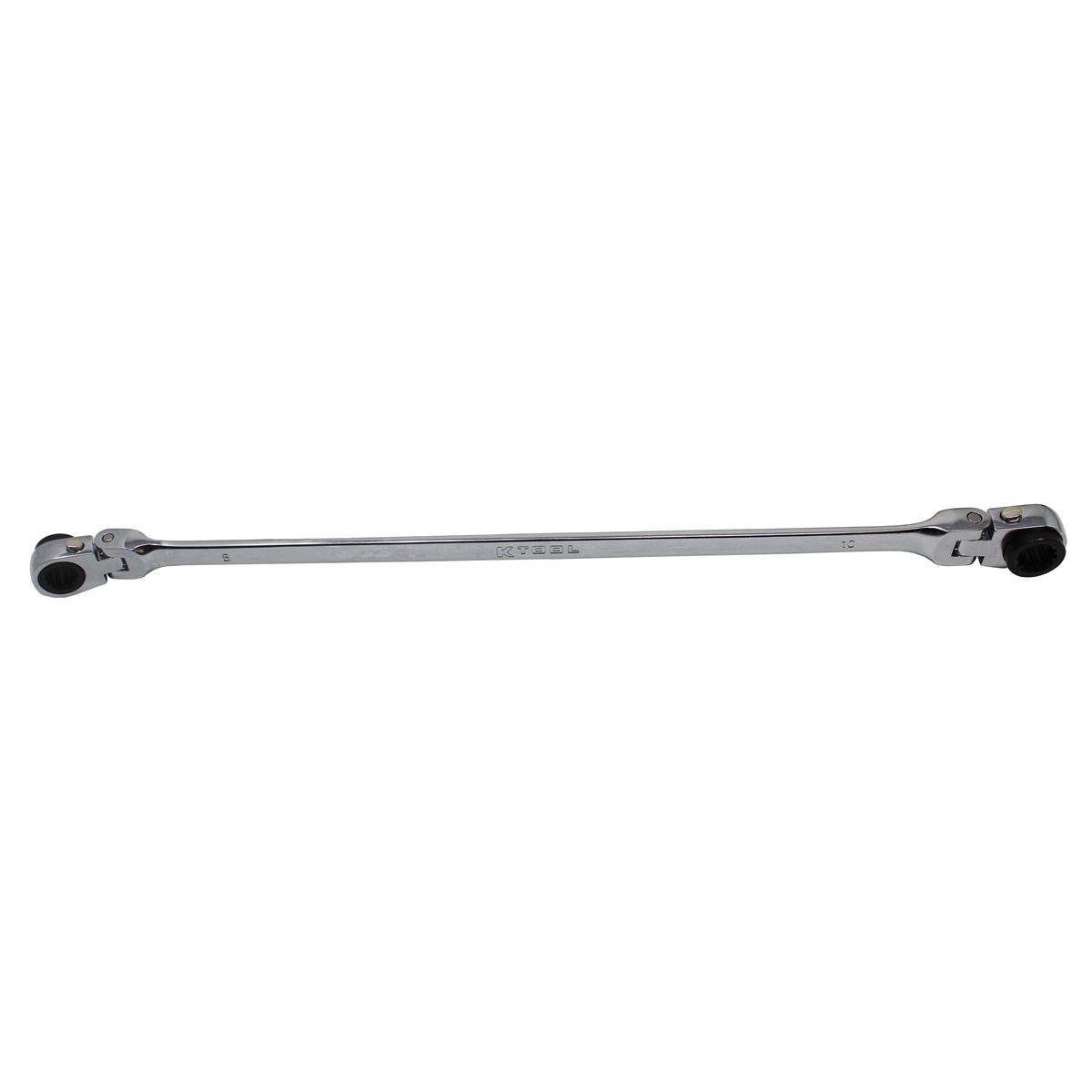 K Tool International Wrench 8mm x 10mm Metric Ratcheting Reversible Double Box Universal Spline 90 Tooth P/N XDDB8X10 - B2B Diesel & Gas Service