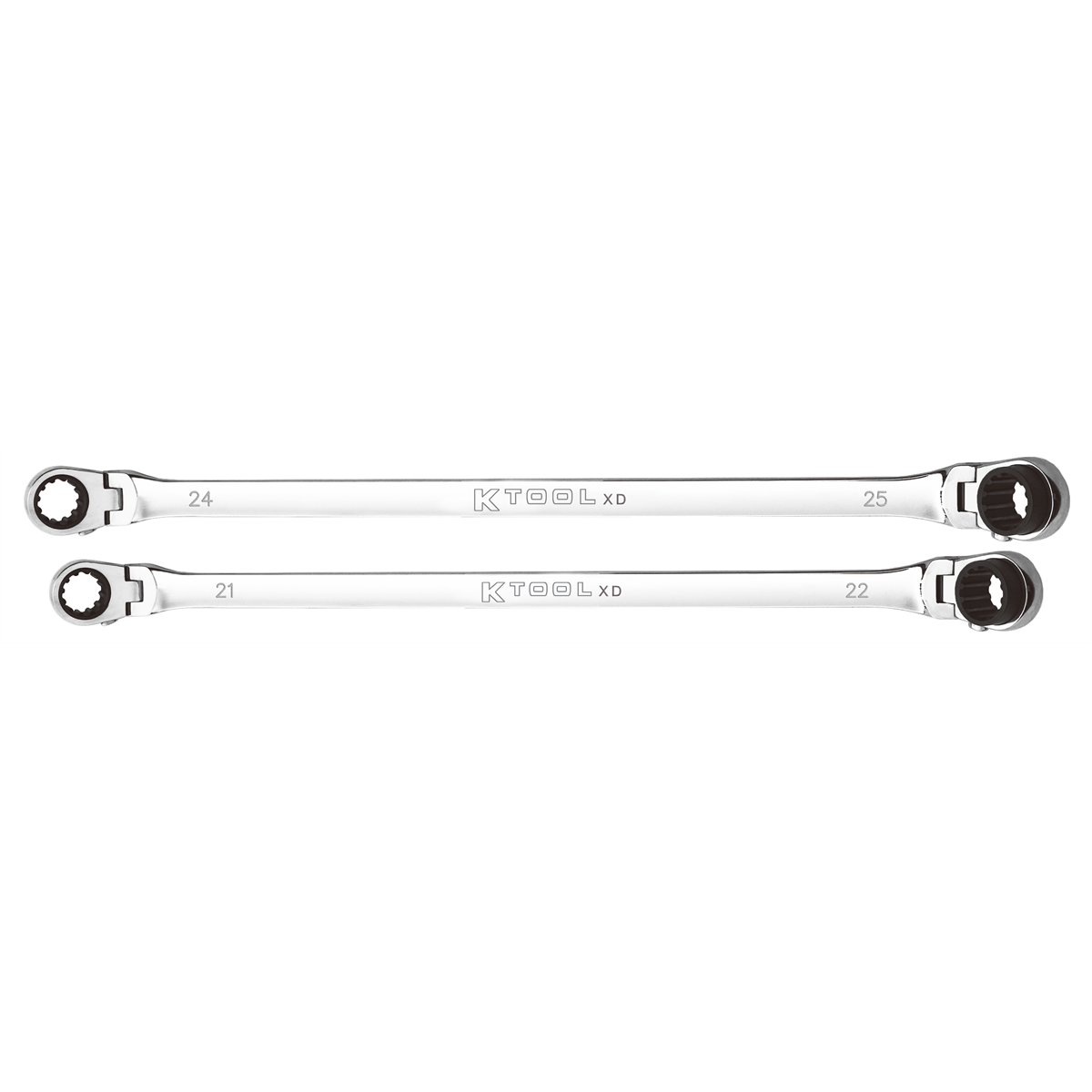 K Tool International Wrench Set 2 Piece Ratcheting Double Flex 120 Tooth P/N 130252000385 - B2B Diesel & Gas Service
