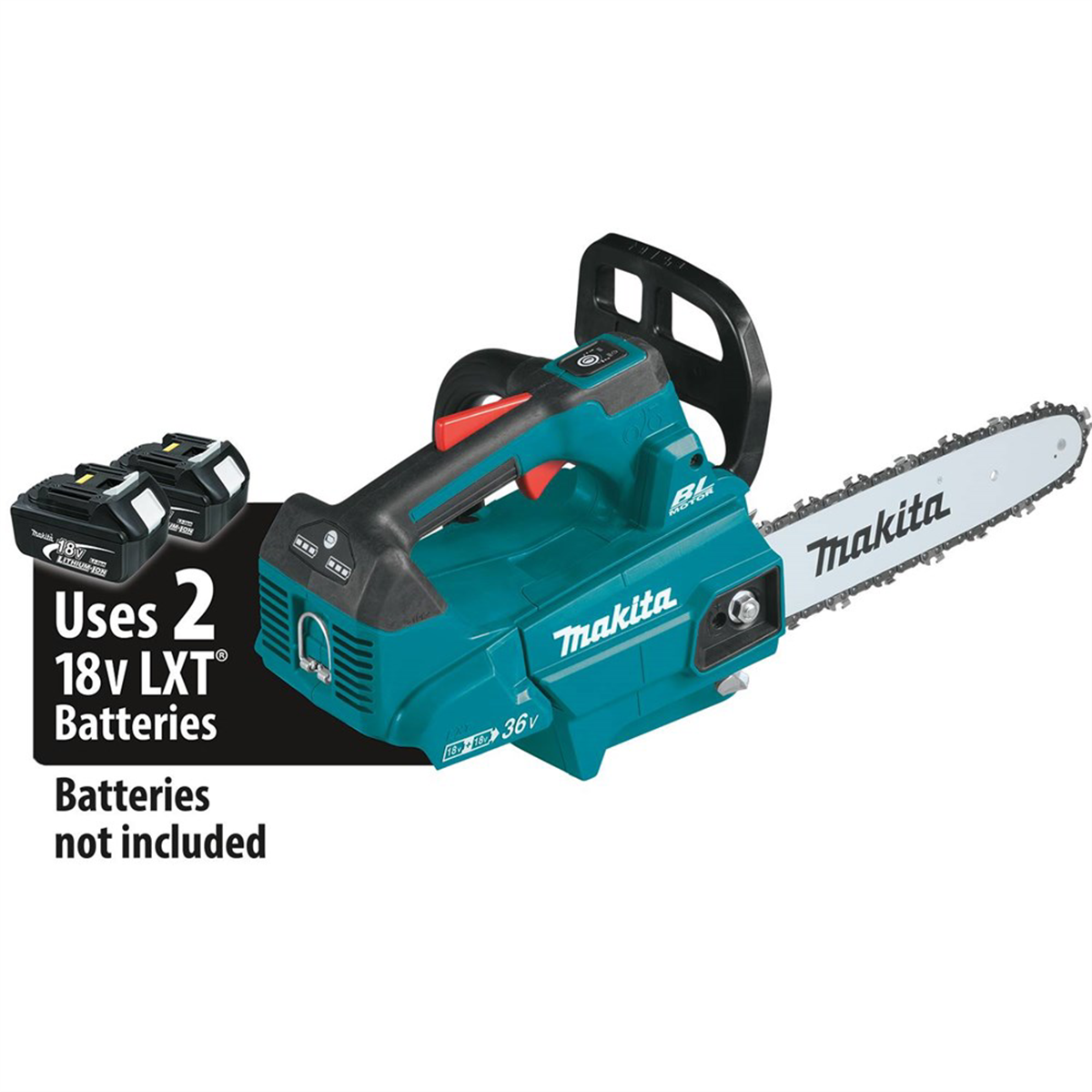 Makita 36V (18V X2) LXT® Brushless 14" Top Handle Chain Saw, Tool Only