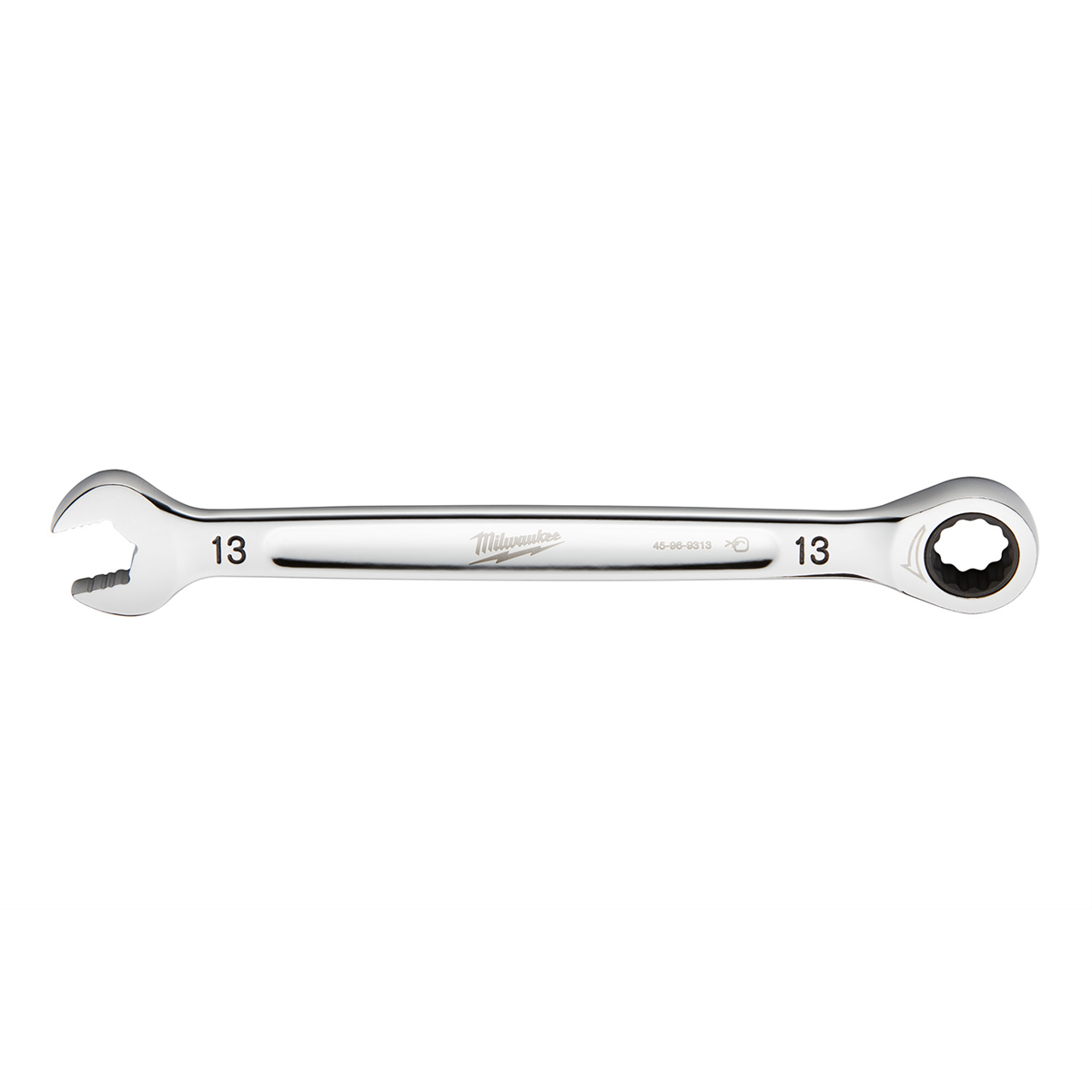 Milwaukee Tool 13MM Metric Ratcheting Combination Wrench, 12-Point, Steel, Chrome