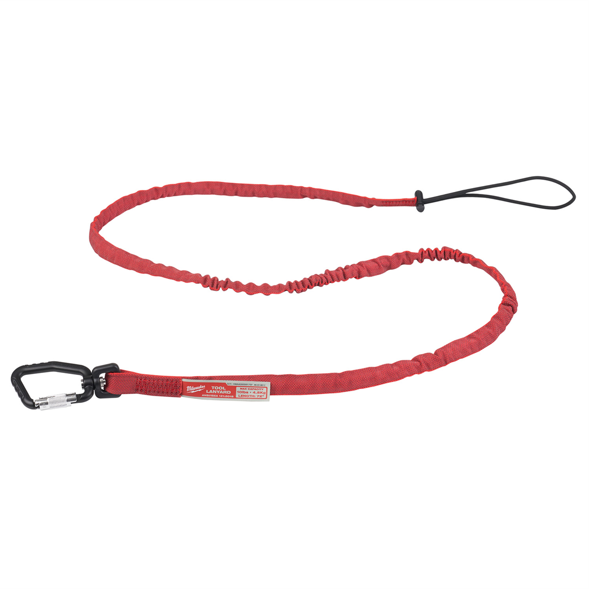 Milwaukee Tool 10lbs 72" Extended Reach Locking Tool Lanyard