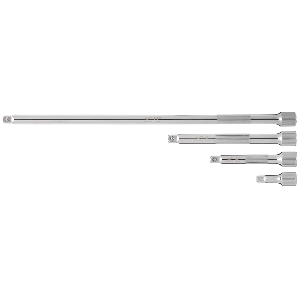 Milwaukee Tool 4pc 1/4” Drive Extension Set