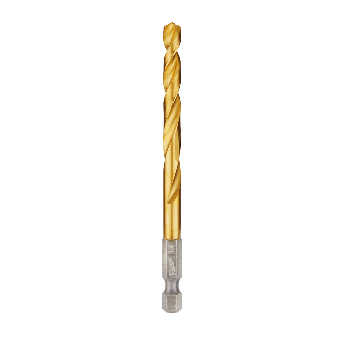 Milwaukee Tool 1/4" SHOCKWAVE RED HELIX Titanium Drill Bit
