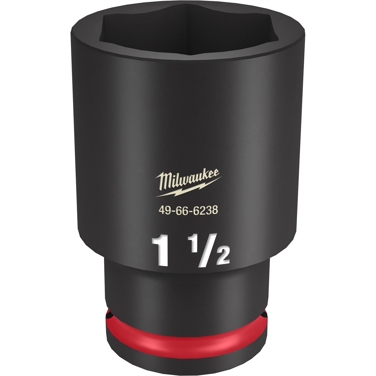 Milwaukee Tool SHOCKWAVE Impact Duty 1/2"Drive 1-1/2" Deep 6 Point Socket