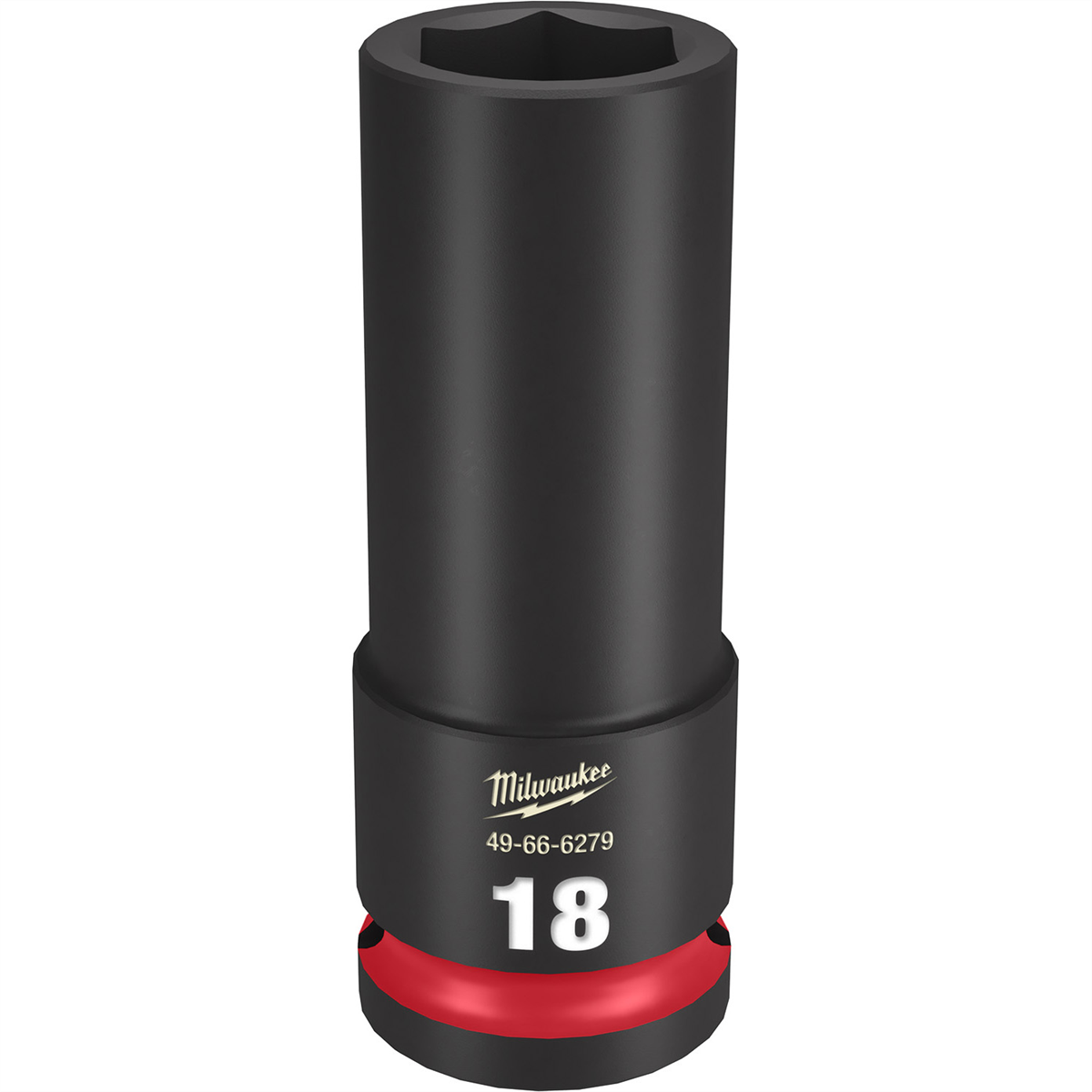 Milwaukee Tool SHOCKWAVE Impact Duty 1/2"Drive 18MM Deep 6 Point Socket