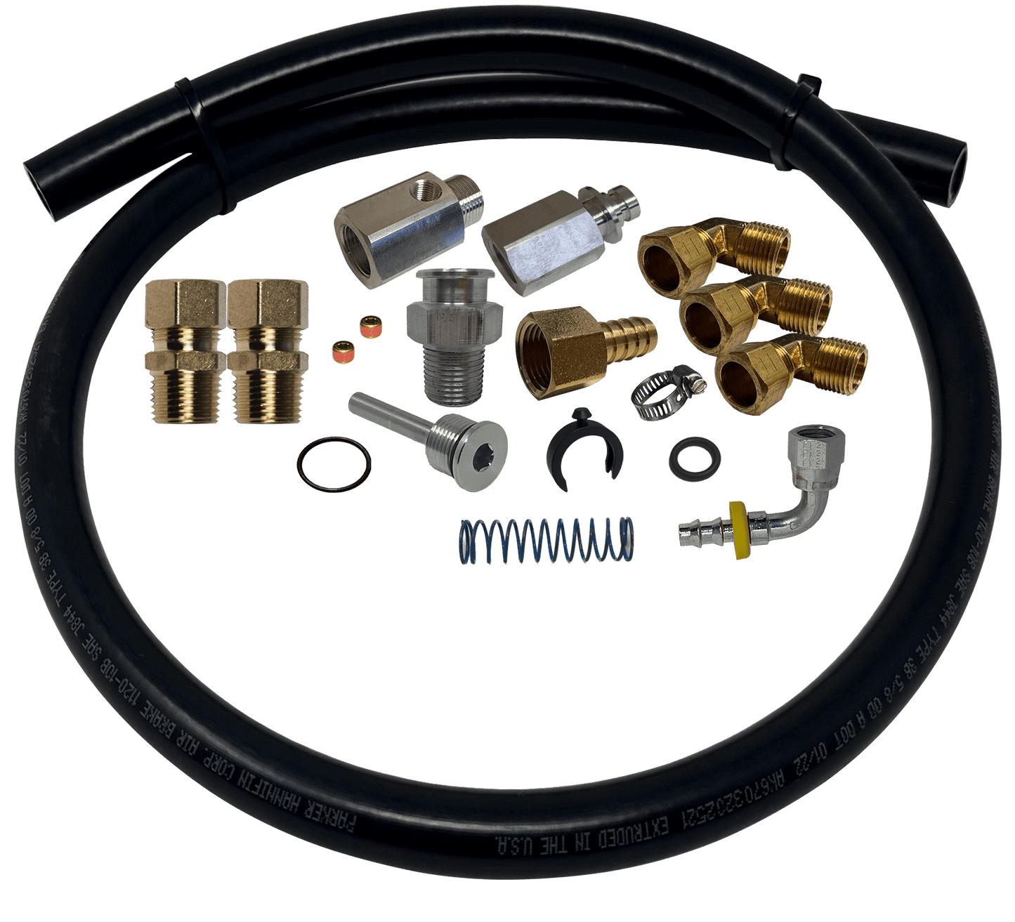 PACCAR Fuel Line Adapter Kit for Trucks without Frame Mounted Water Separator FASS - B2B Diesel and Gas Service
