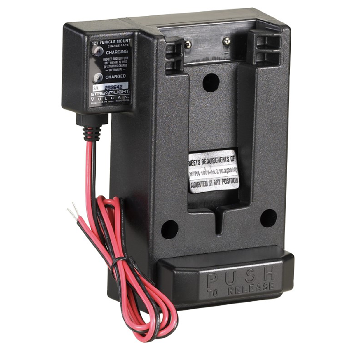 Streamlight Vulcan Vehicle Mount Charge Rack, Black - B2B Diesel & Gas Service