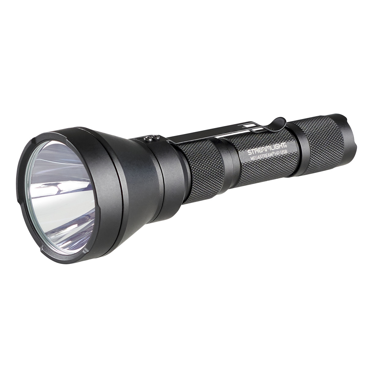 Streamlight MegaStream HP USB Flashlight - Includes (1) SL-B34 battery pack, 22" (55.88 cm) USB-C cord and nylon holster - Black - B2B Diesel & Gas Service