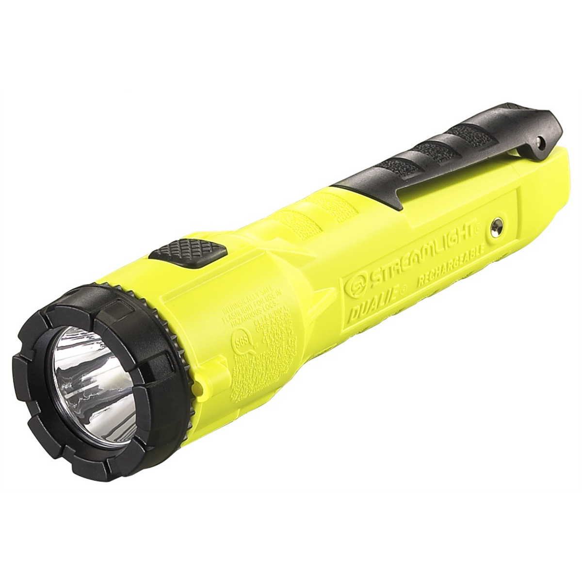 Streamlight 275 Lumen Dualie Rechargeable Flashlight - 12V DC Direct Wire - Box - Yellow - B2B Diesel & Gas Service