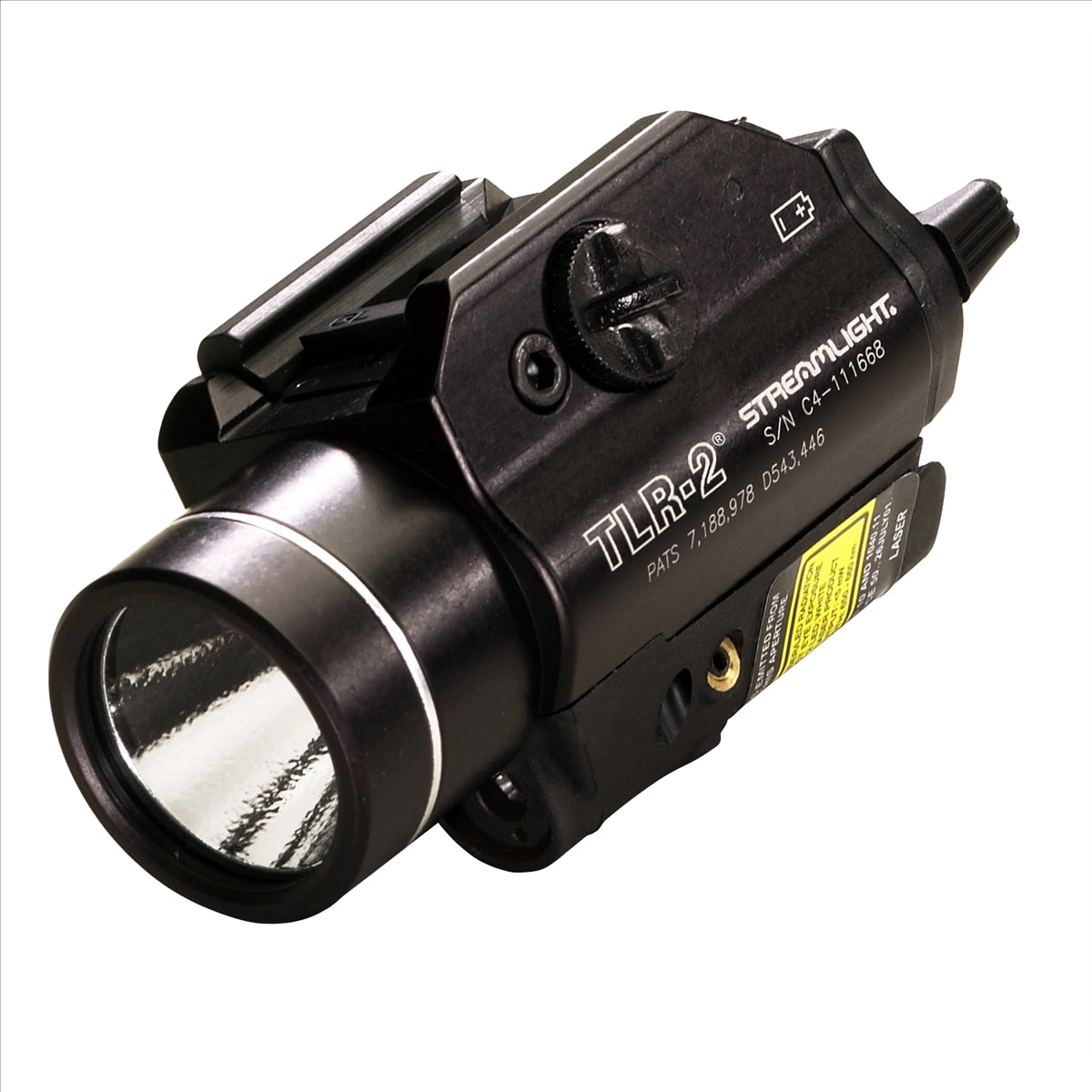 Streamlight TLR-2 Rail Mounted Tactical Weapon Light with Red Laser - Black