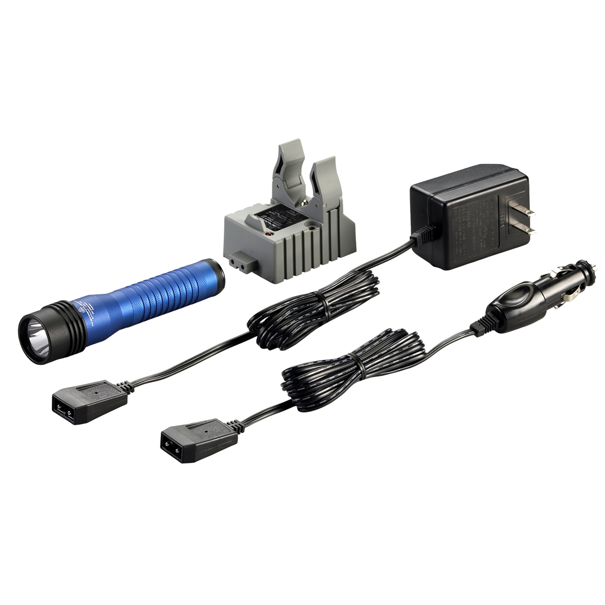 Streamlight Strion LED HL Rechargeable Flashlight 120V/100V AC/12V DC ‐ 1 Holder - Clam- Blue - B2B Diesel & Gas Service