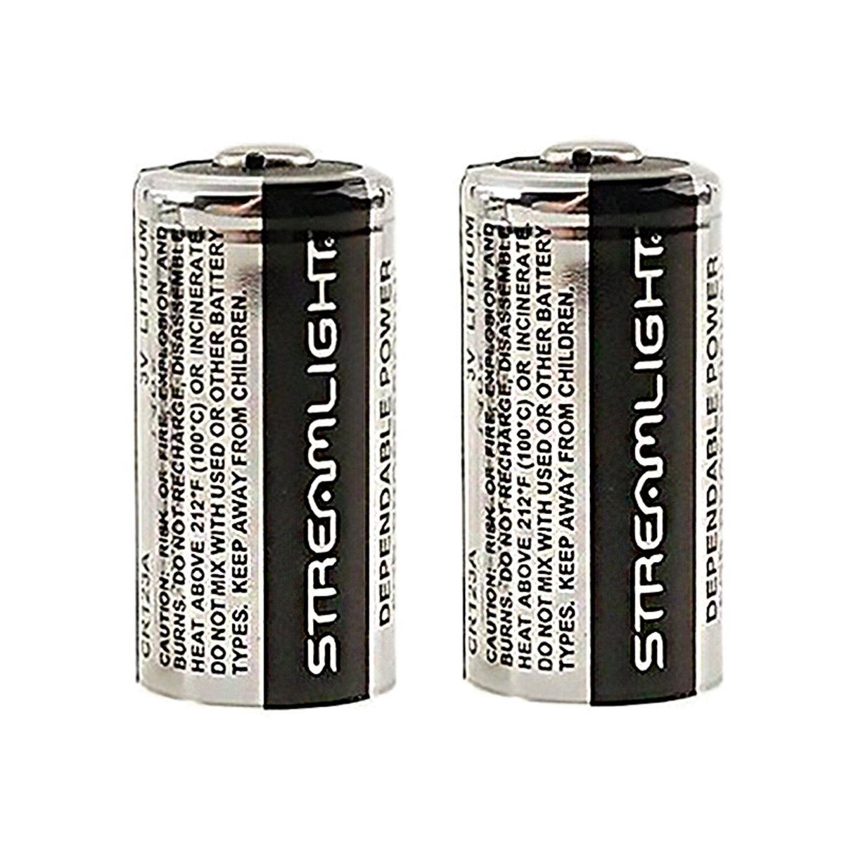 Streamlight CR123A Lithium Batteries, 2-Pack - B2B Diesel & Gas Service