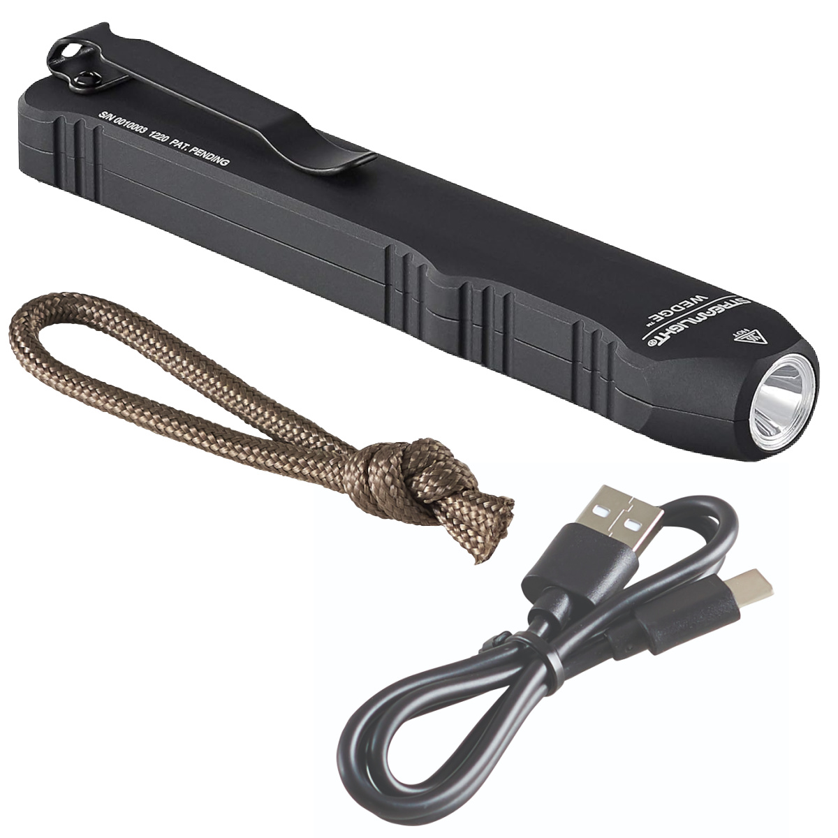 streamlight flashlight 1000 lumens Streamlight Wedge Rechargeable EDC 300 Lumen Flashlight with 1000 Lumen Thro mode
