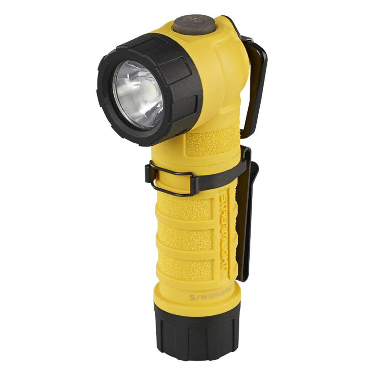 Streamlight PolyTac 90 X USB Multi-Fuel Right Angle Yellow Flashlight - B2B Diesel & Gas Service