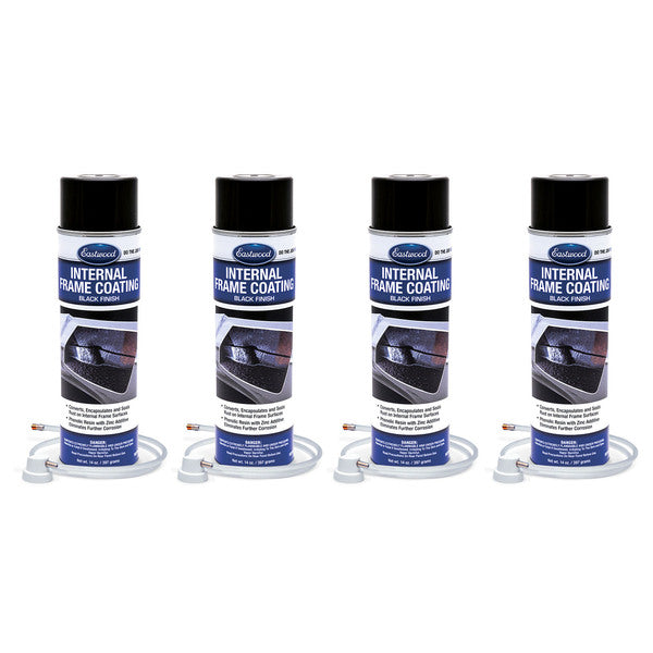 Eastwood Internal Frame Coating Aerosol Black 4 Pack
