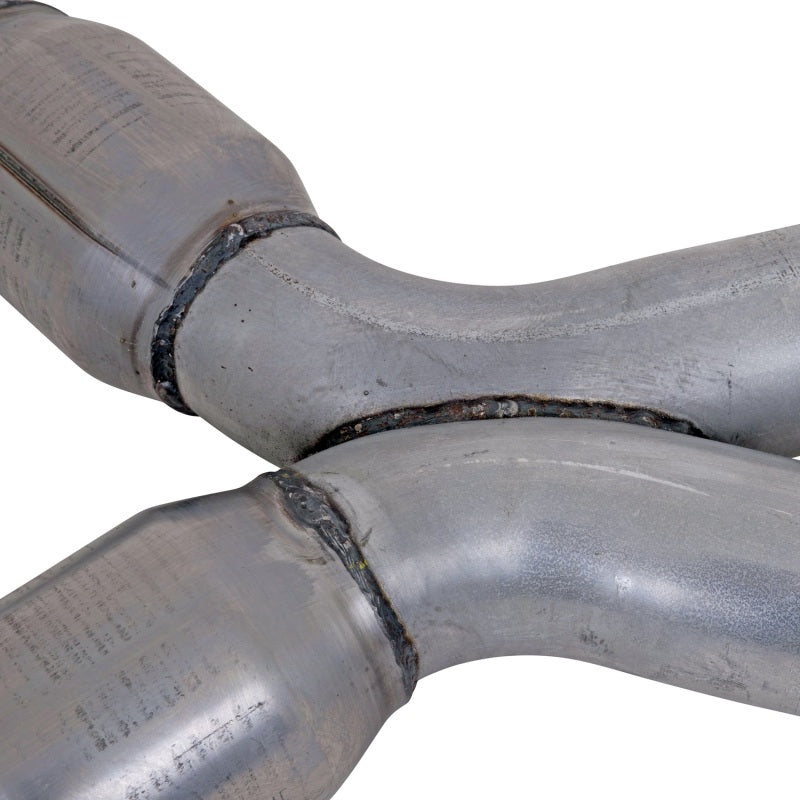 BBK 79-04 Mustang Coyote Swap Short Mid X Pipe w Catalytic Converters 3.0 For BBK Long Tube Headers - B2B Diesel & Gas Service
