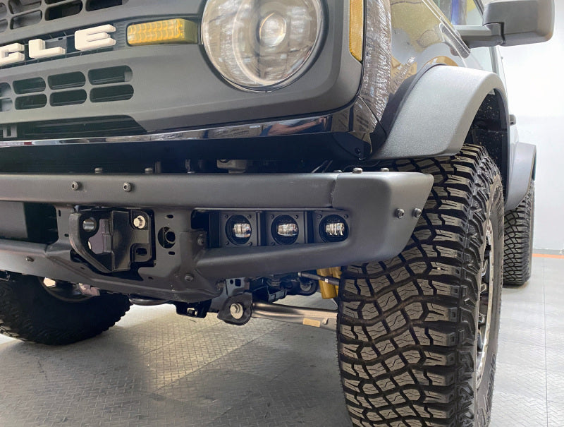 ORACLE Lighting 21-22 Ford Bronco Triple LED Fog Light Kit for Steel Bumper - White - B2B Diesel & Gas Service