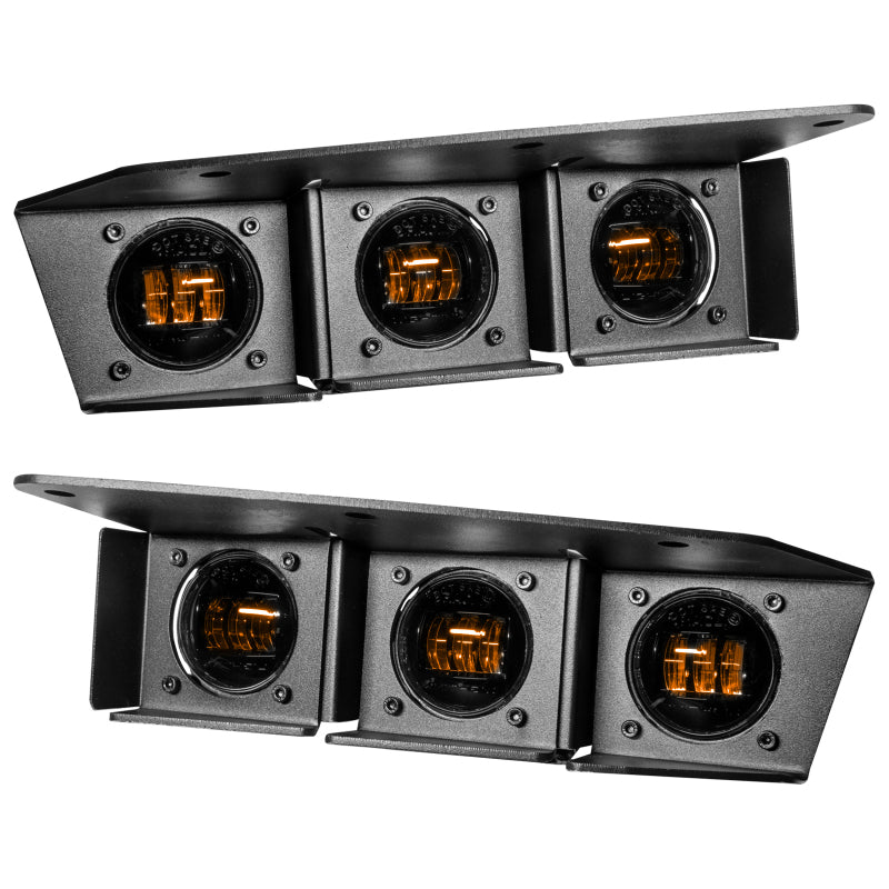 Oracle High 21-22 Ford Bronco Triple LED Fog Light kit for Steel Bumper - B2B Diesel & Gas Service