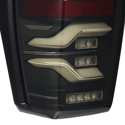 AlphaRex 16-21 Toyota Tacoma LUXX LED Taillights Blk w/Activ Light/Seq Signal - B2B Diesel & Gas Service